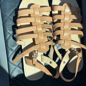 H&M Tan Strappy Sandals